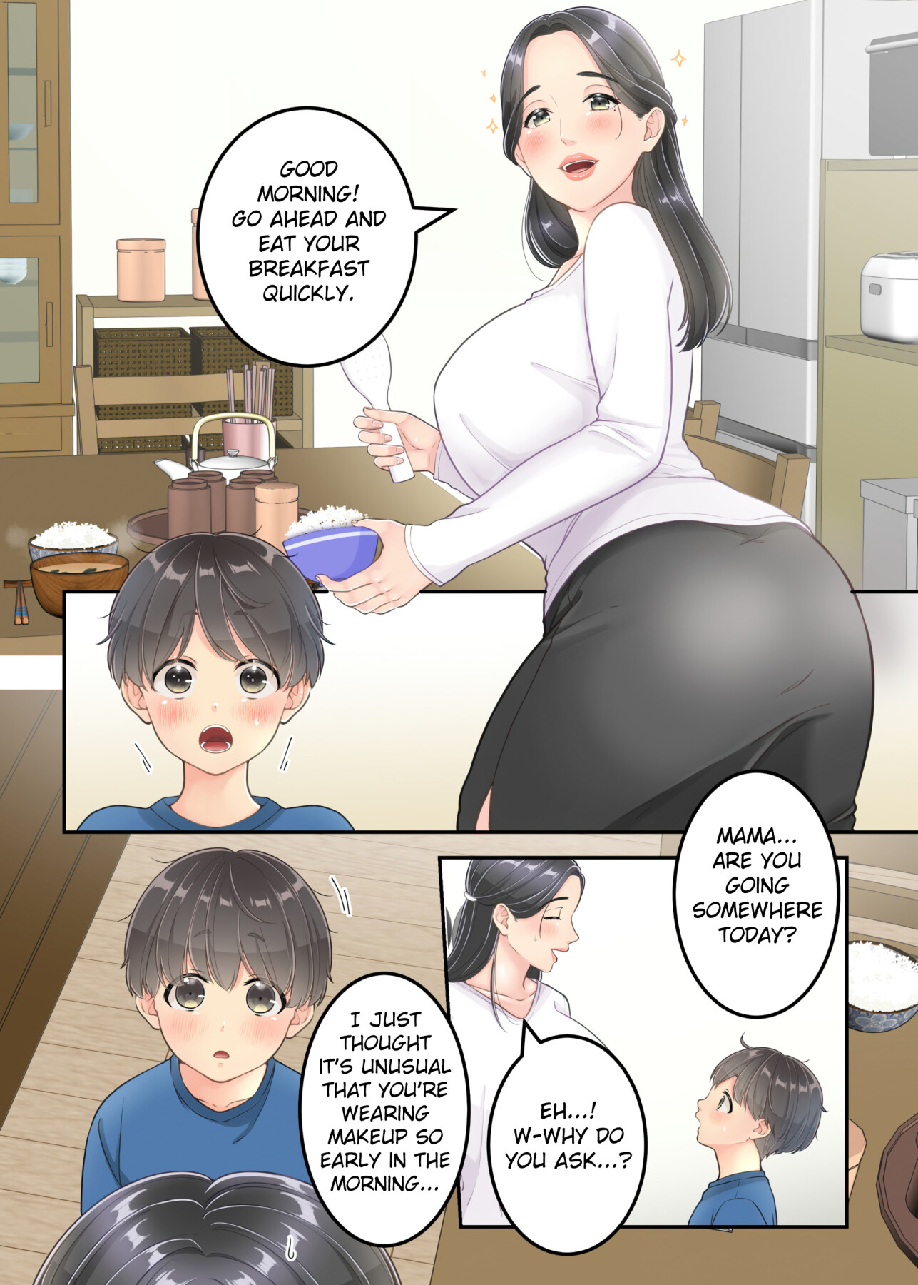 Hentai Manga Comic-My mom and the delivery guy.-Read-23